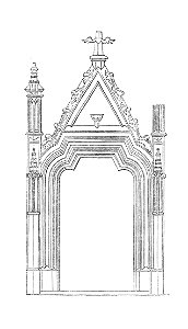 MZK 001 Nr 09 Die Schässburger Bergkirche in Siebenbürgen - Fig. 02 Hauptportal nach Westen