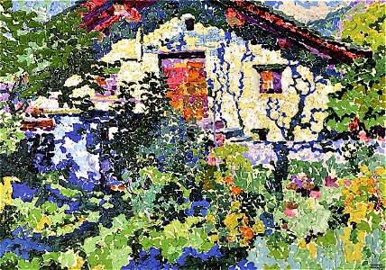 My Garden Augusto Giacometti (1914)