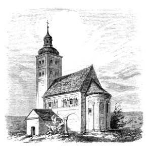MZK 002 Nr 05Die romanische Kirche St. Jakob in Böhmen - Fig. 01 Kirchenansicht