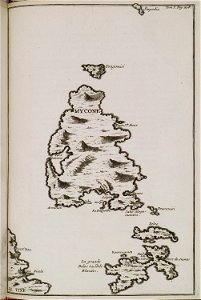 Mycone Delos La grande Delos ou l'isle Rhenée Le Tine - Tournefort Joseph Pitton De - 1717