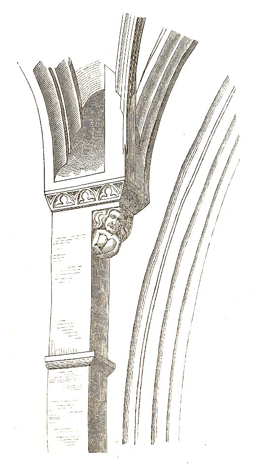 MZK 008 06 Baudenkmale der Stadt Friesach Fig. 20 Stiftskirche St. Bartholomäus - Pfeiler mit Gewölbeansatz