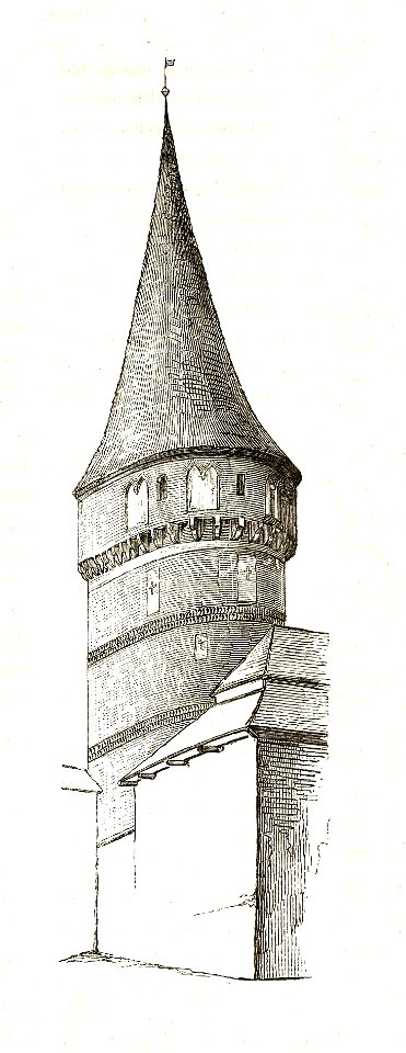 MZK 002 Nr 12 Das Florianitor in Krakau - Fig. 12 dritter Turm