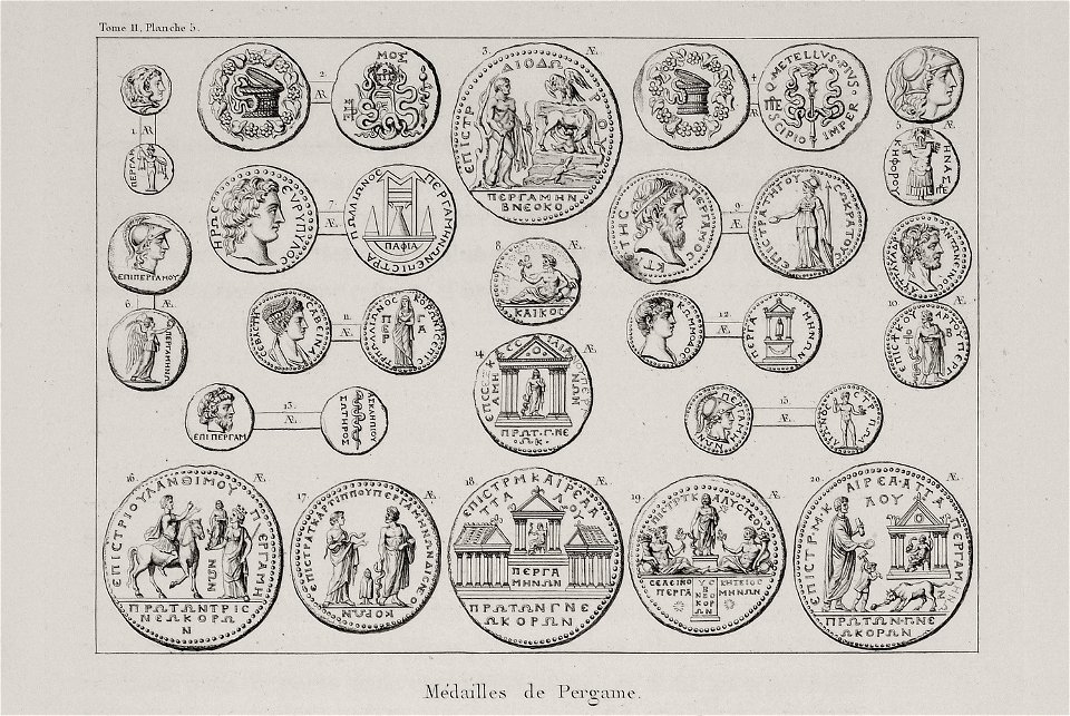 Médailles de Pergame - Choiseul-gouffier Gabriel Florent Auguste De - 1809