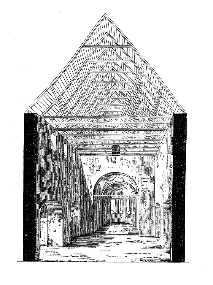 MZK 002 Nr 03 Die Kirche des hl. Michael zu Michelsberg in Siebenbürgen - Fig. 03 Ansicht vom Schiff