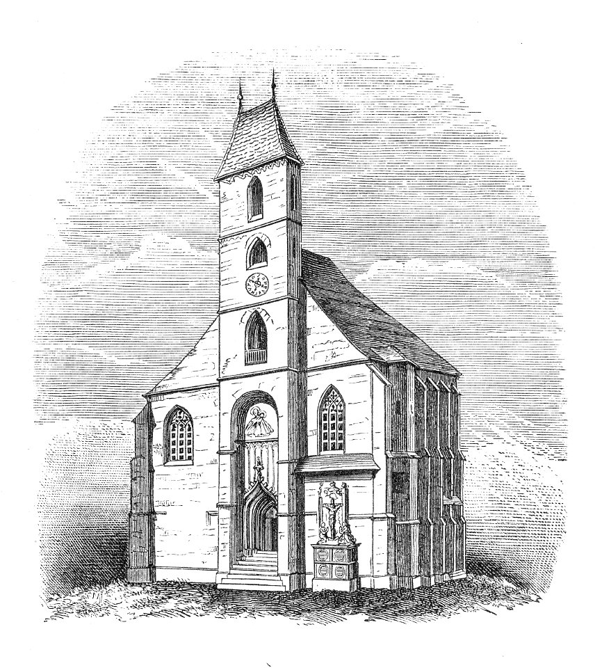 MZK 002 Nr 06 Die Kirche zhu Bärneck in Steiermark - Fig. 01 Außenansicht