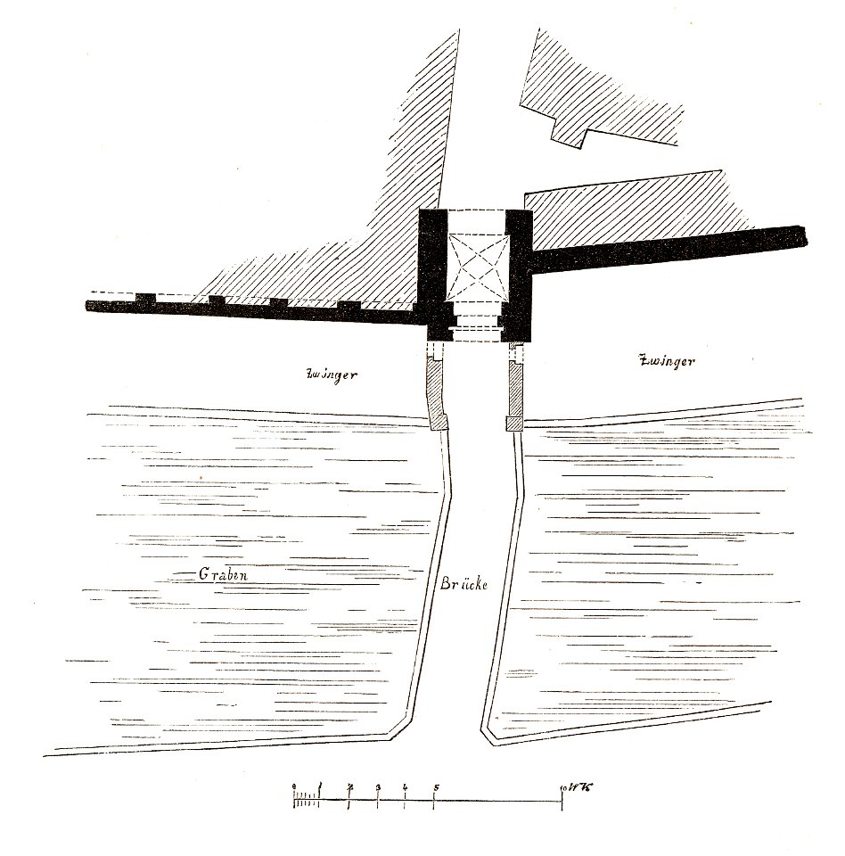 MZK 008 06 Baudenkmale der Stadt Friesach Fig. 03 Neumarkter Thor - Grundriss