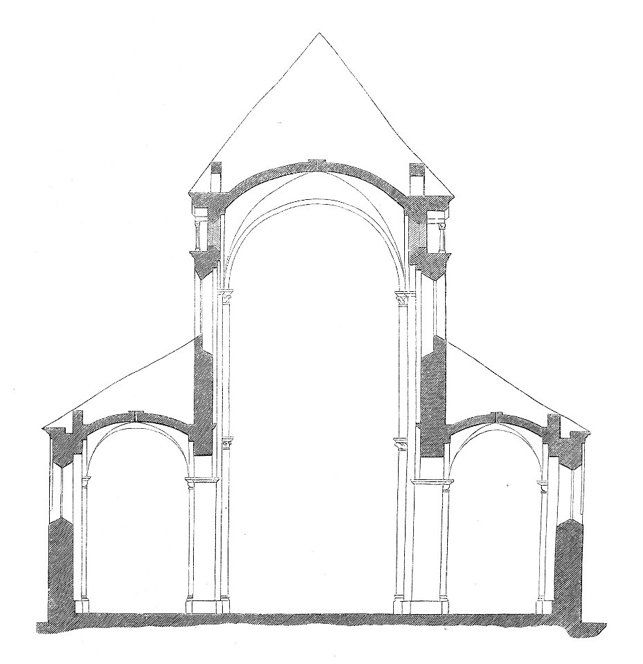 MZK 003 Nr 01 Fig 04a Querschnitt Dom von Mainz