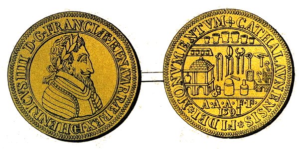 Médaille Henri IIII fidei Cathalaun 44764