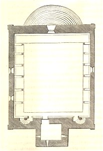 MZK 05 - 1860 Reisenotizen Italien Fig 004 Gravedona S. Maria Antiqua Grundriss