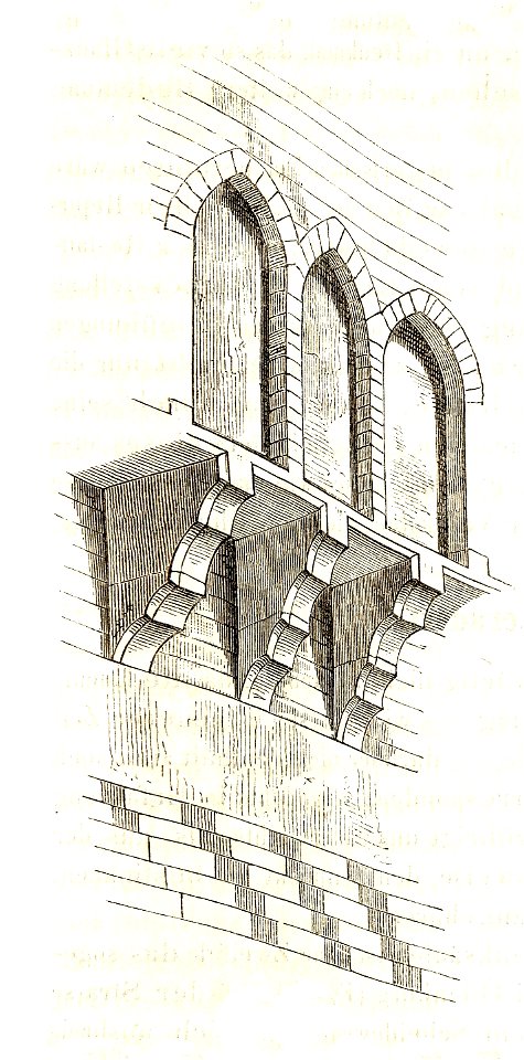 MZK 002 Nr 12 Das Florianitor in Krakau - Fig. 10 Konsole und Gesims an Turm fig 9
