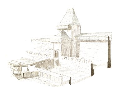 MZK 008 06 Baudenkmale der Stadt Friesach Fig. 02 Neumarkter Thor Rekonstruktion
