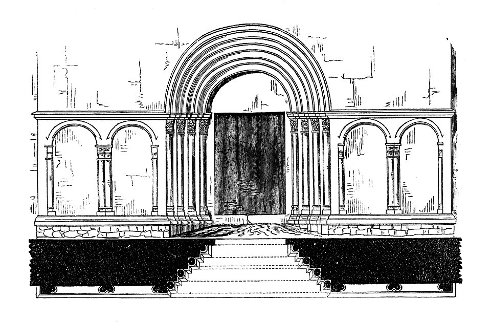MZK 002 Nr 03 Die Kirche des hl. Michael zu Michelsberg in Siebenbürgen - Fig. 04 Portal
