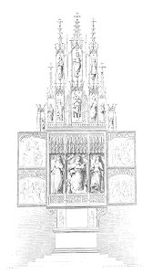 MZK 003 Nr 01 Der gothische Flügelaltar zu Hallstadt in Oberösterreich