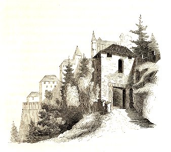 MZK 05 - 1860 Hochosterwitz in Kärnthen (Scheiger) Fig. 03 Hochosterwitz - Neuntes Torhaus