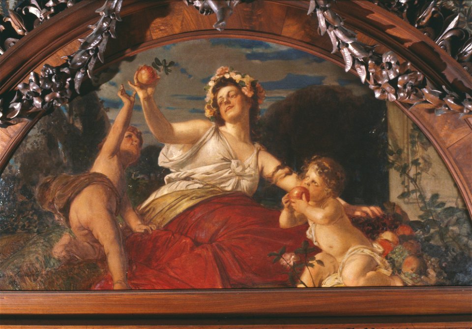 Målning. Julius Kronberg. Abundantia. 1897 - Hallwylska museet - 4361