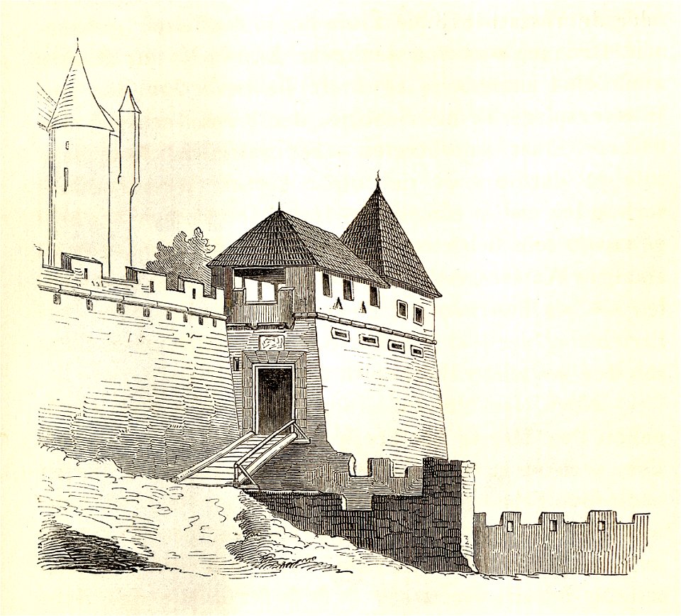 MZK 05 - 1860 Hochosterwitz in Kärnthen (Scheiger) Fig. 05 Hochosterwitz - Vierzehntes, letztes Torhaus