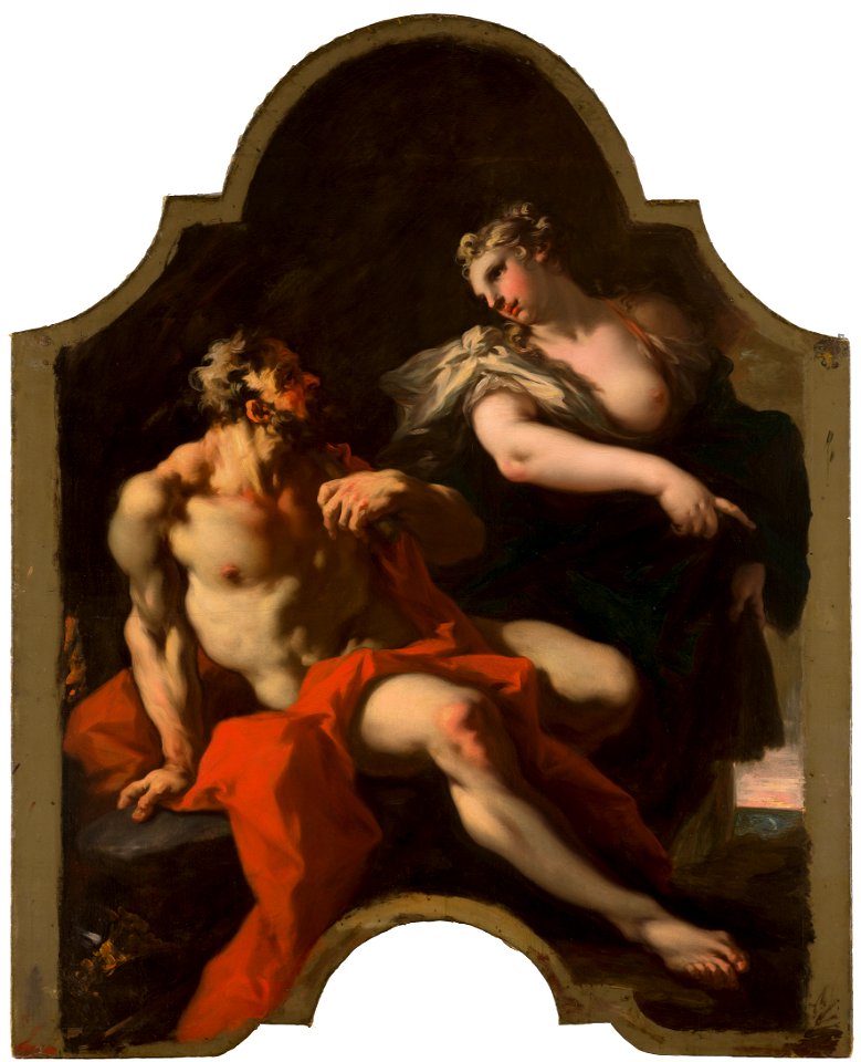 Mythological or Allegorical Representation by Giovanni Antonio Pellegrini Mauritshuis 1142