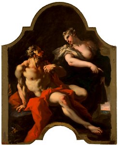 Mythological or Allegorical Representation by Giovanni Antonio Pellegrini Mauritshuis 1142