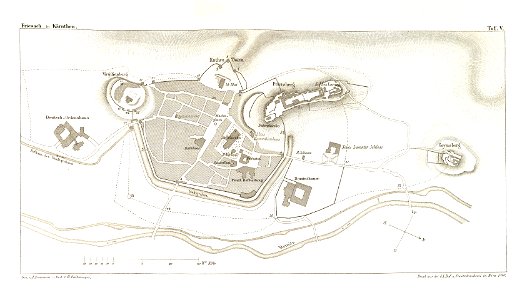 MZK 008 06 Baudenkmale der Stadt Friesach Tafel V Friesach Gesamtplan - Essenwein