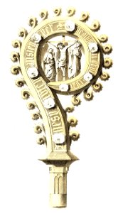 MZK 002 Nr 10 Bischofstab - lithurgisch-symbolische Bedeutung - Tafel Raigern 1