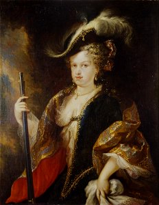Meléndez, Miguel Jacinto - Maria Luisa Gabriela of Savoy, huntress - Google Art Project