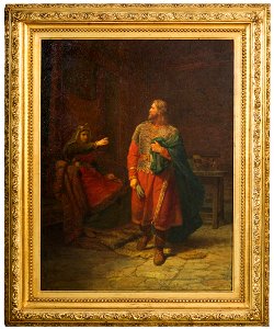 Mårten Winge - Olav Trygvason and Sigrid Storråda - NM 1249 - Nationalmuseum