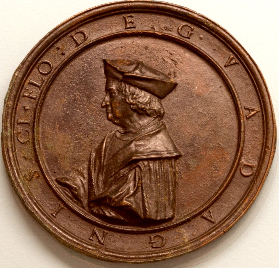 Médaille biface - Thomas Gadagne, banquier (bronze coulé) - recto