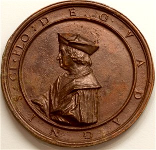 Médaille biface - Thomas Gadagne, banquier (bronze coulé) - recto