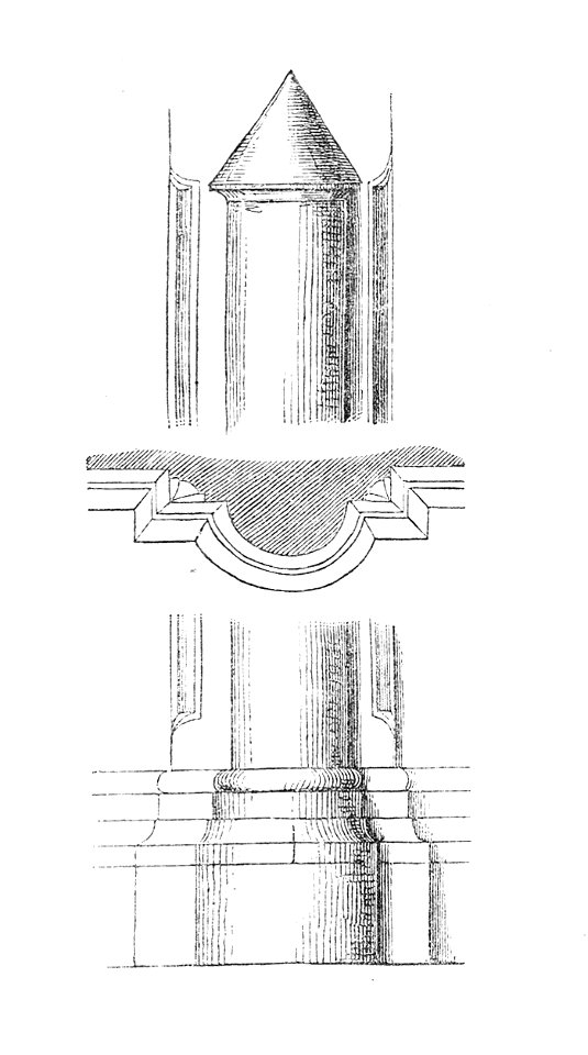 MZK 002 Nr 01 pag 007 Die romanische Kirche zu Lébeny - Fig. 08 Lesene