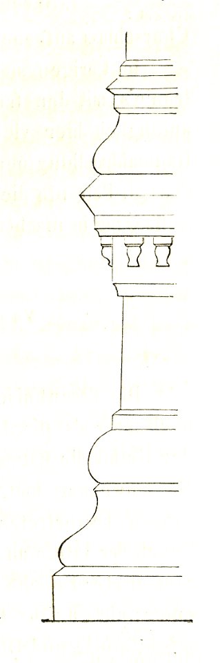 MZK 05 - 1860 Reisenotizen Italien Fig 036 Florenz Dom Pfeilerprofil