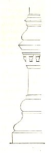 MZK 05 - 1860 Reisenotizen Italien Fig 036 Florenz Dom Pfeilerprofil