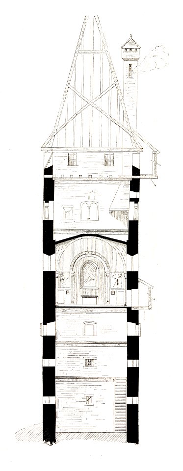 MZK 008 06 Baudenkmale der Stadt Friesach Fig. 07 Festung Hauptturm Rekonstruktion