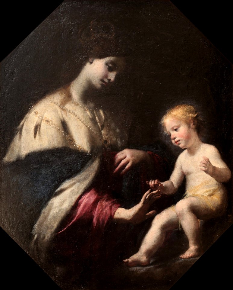 Mystical marriage of Saint Catherine-Simone Pignoni-MBA Lyon A2740-IMG 0365