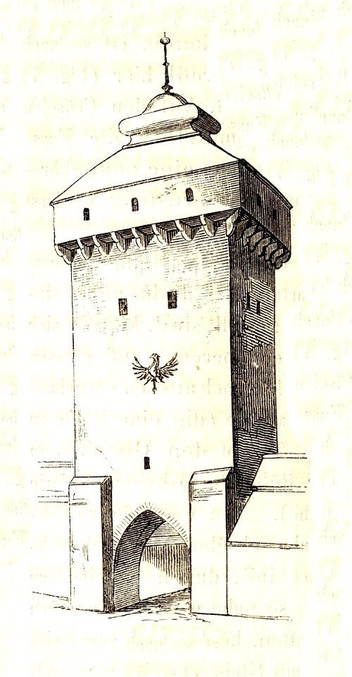 MZK 002 Nr 12 Das Florianitor in Krakau - Fig. 08 Torturm