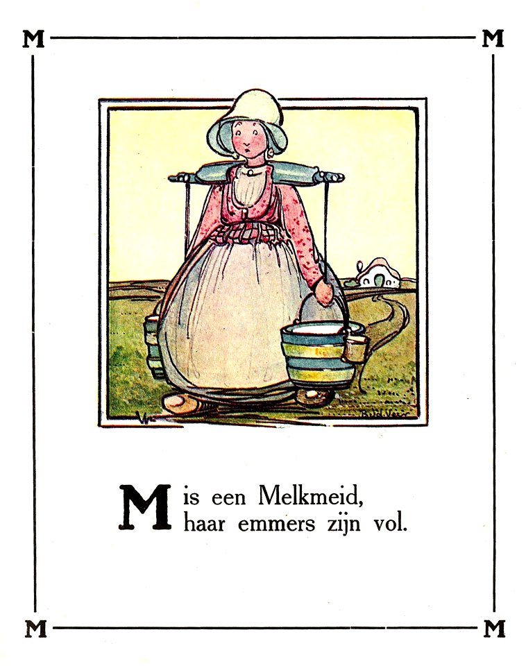 Melkmeid uit A dat is Aafje (1918) van Bas van der Veer