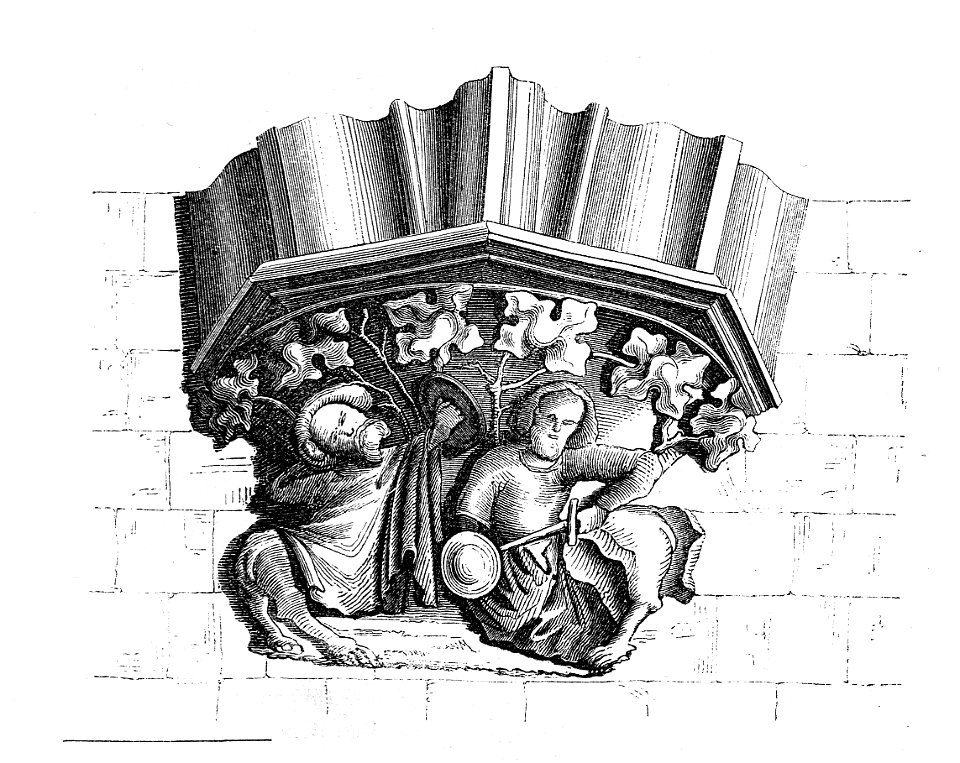 MZK 01 1856 Klosterkirche Neuberg - Konsole Centaur