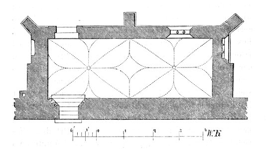 MZK 002 Nr 07 Die St. Annacapelle des Domes zu Pressburg - Fig. 01 Grundriss