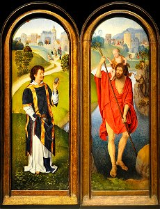Memling-StEsteve-StCristofor
