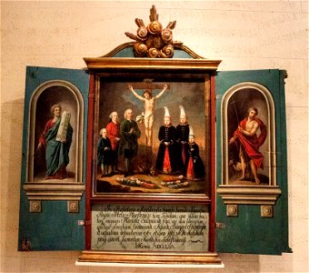 Memorial plaque to Petúr Thorsteinsson and family by Herman Koefoed