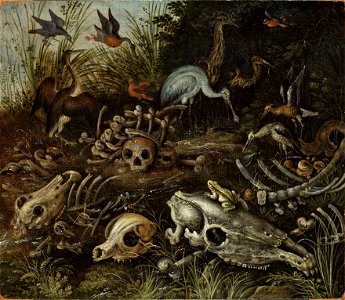 Memento mori (Roelant Savery) - Nationalmuseum - 29167