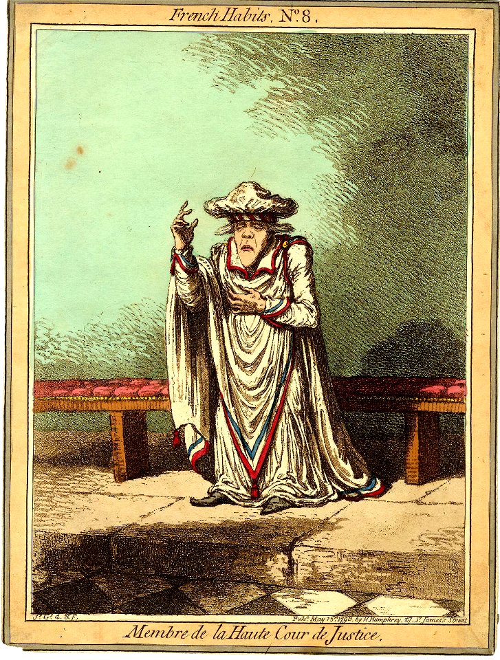 Membre de la Haute Cour de Justice. (BM 1983,U.201)