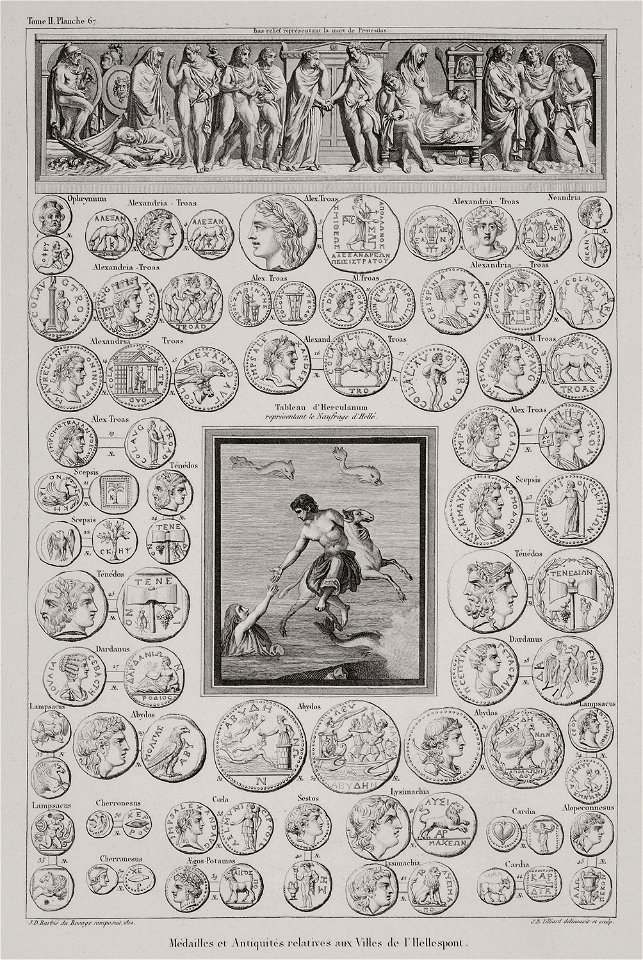 Médailles et Antiquités relatives aux Villes de l'Hellespont - Choiseul-gouffier Gabriel Florent Auguste De - 1822