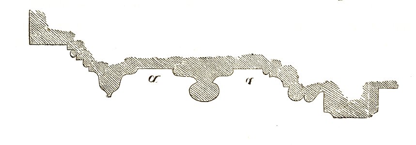 MZK 05 - 1860 Reisenotizen Italien Fig 086 Neapel - S. Domenico maggiore Hauptportal Eingangsprofil