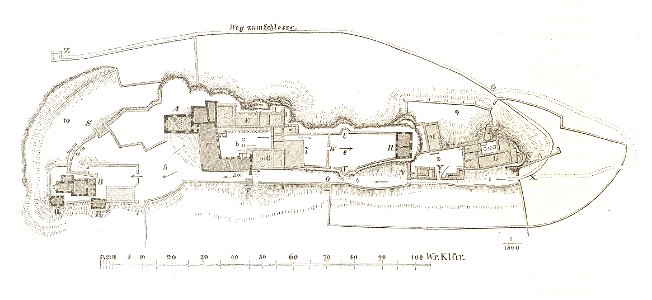 MZK 008 06 Baudenkmale der Stadt Friesach Fig. 05 Festung Gesamtansicht Grundriss