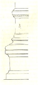 MZK 05 - 1860 Reisenotizen Italien Fig 049 Florenz Or Sanmichele - Pfeilerprofil