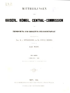 MZK 008 1863-Titelblatt