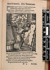 Membranarius. Der Bermenter. (The Parchment Maker) (BM 1904,0206.103.100)
