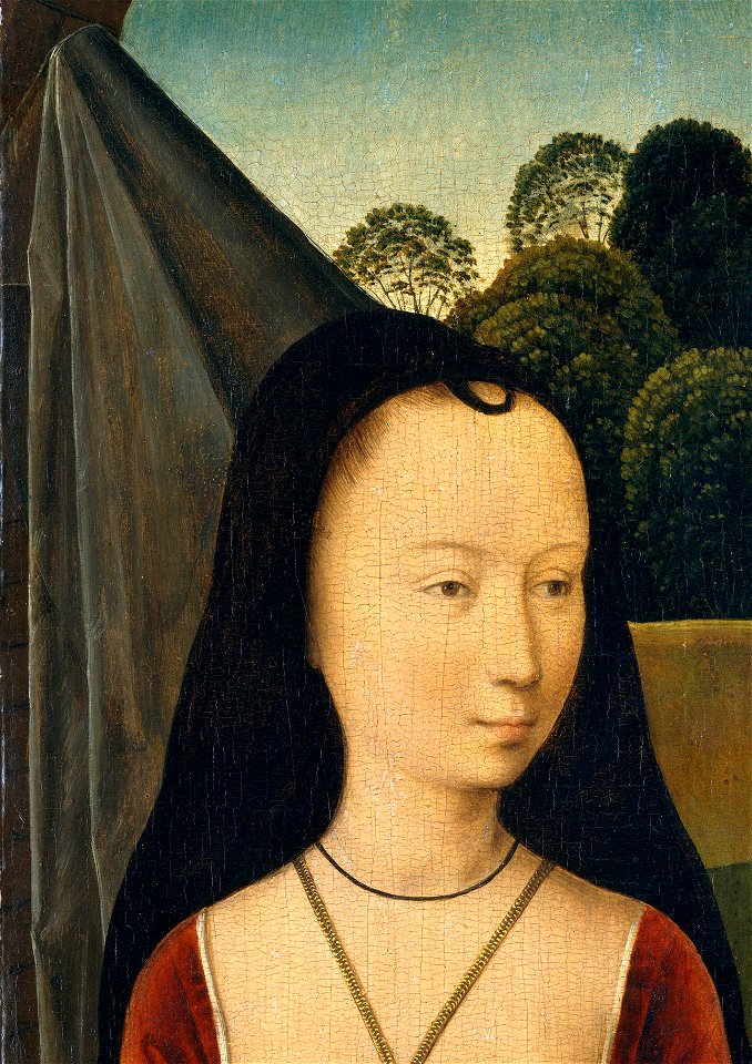 Hans Memling - Diptych with the Allegory of True Love (detail) - WGA14950