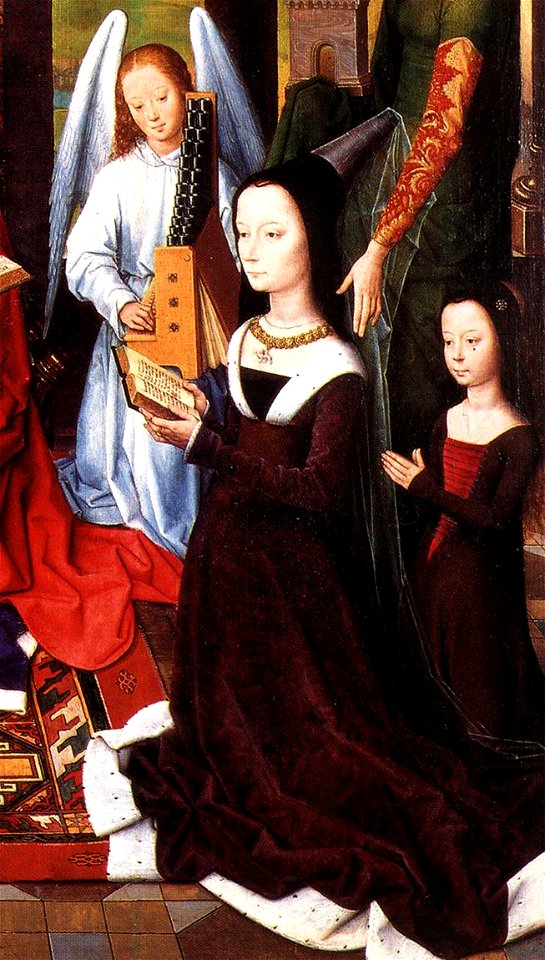 Memling, trittico donne 05