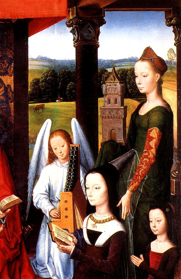 Memling, trittico donne 04